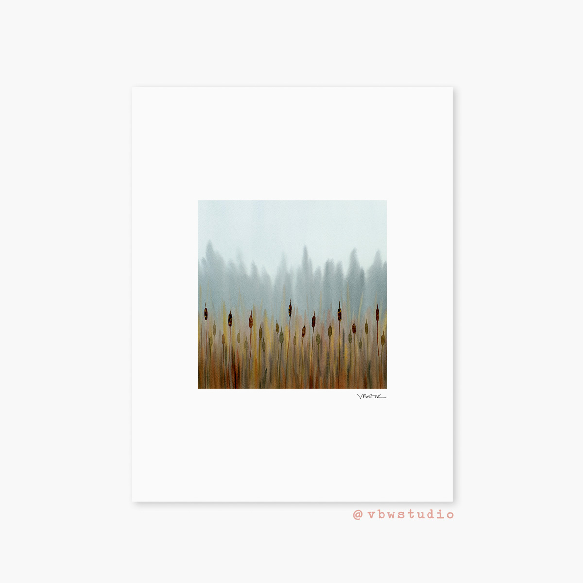 cattail painting