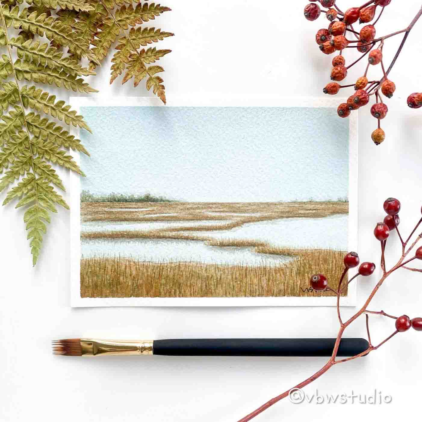 wetland painting